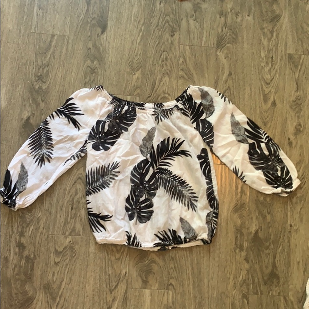 off the shoulder blouse